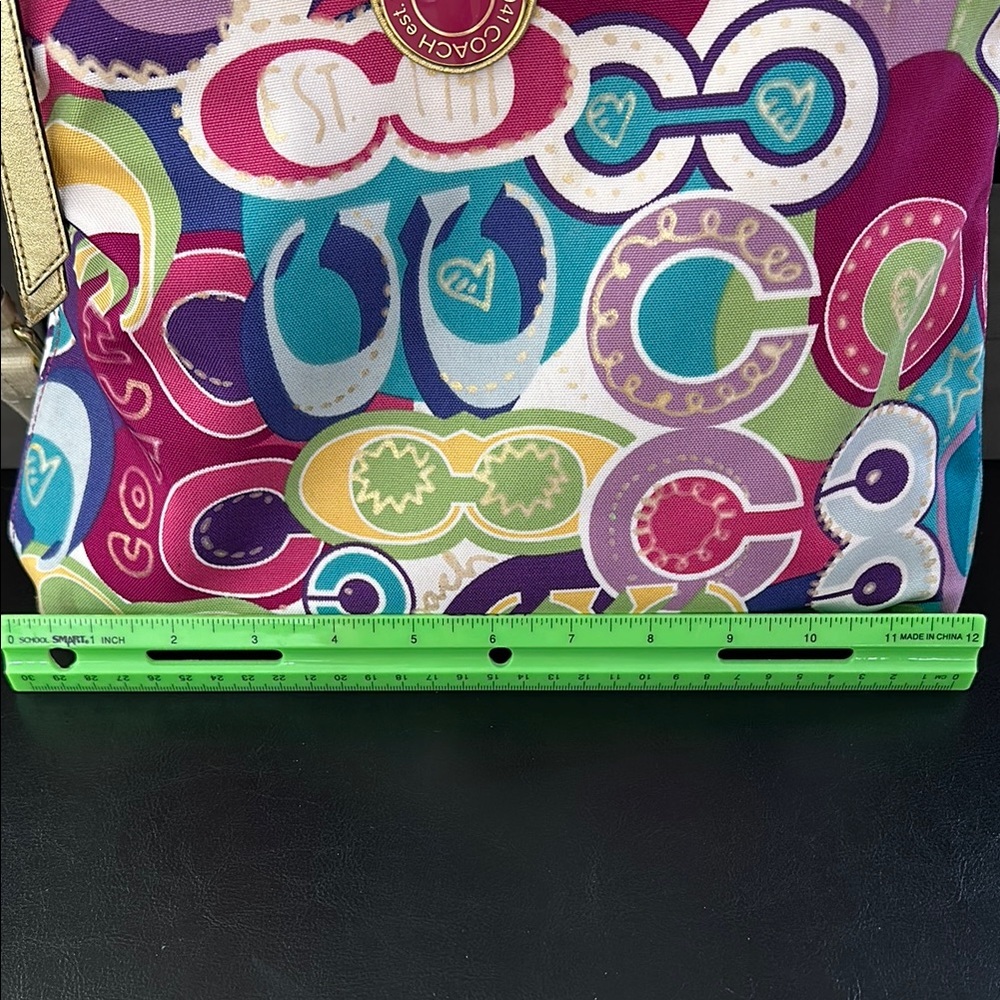 Coach Vibrant Multi-Color Whimsical Crossbody Bag - Picture 9 of 11